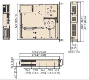 2u Chassis Dimensional Drawing