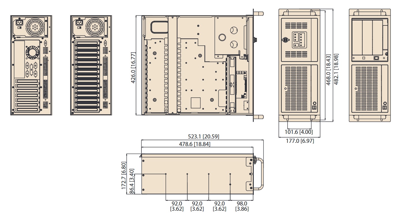 4U SBC/MB AD Chassis